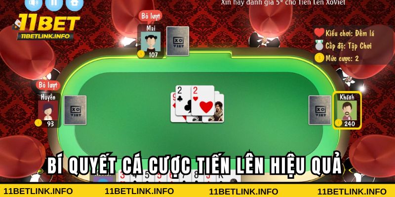 Bí quyết cá cược game tiến lên hiệu quả Bí quyết cá cược game tiến lên hiệu quả