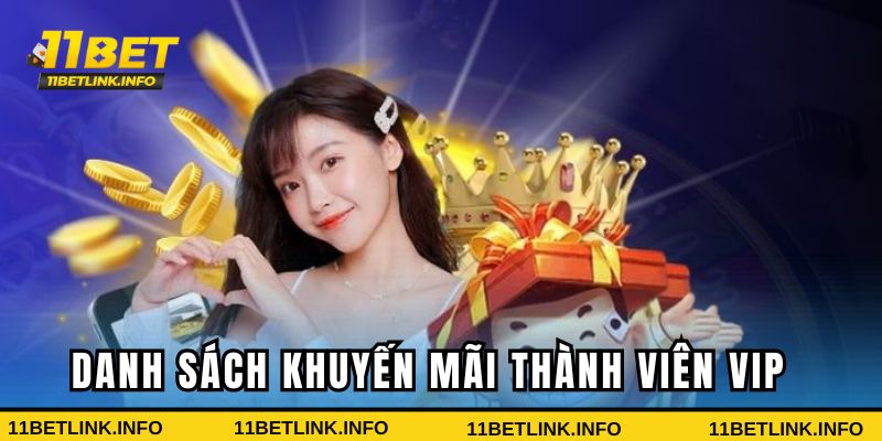 Danh sách những khuyến mãi thành viên VIP hiện nay Danh sách những khuyến mãi thành viên VIP hiện nay