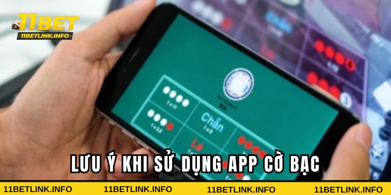 Lưu ý khi sử dụng app cờ bạc Lưu ý khi sử dụng app cờ bạc