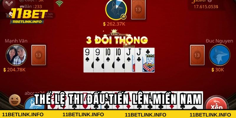 Thể lệ thi đấu game Tiến lên miền Nam Thể lệ thi đấu game Tiến lên miền Nam
